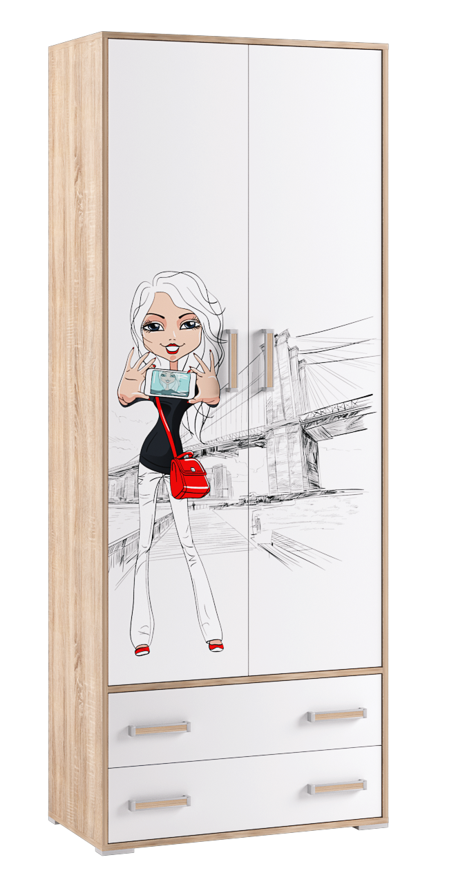 Шкаф двухстворчатый "Бланка"
Шкаф двухстворчатый "Бланка"