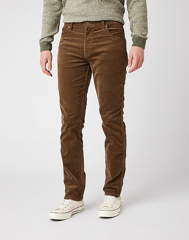 фото Брюки мужские wrangler w12sec455 коричневые 31/34 us