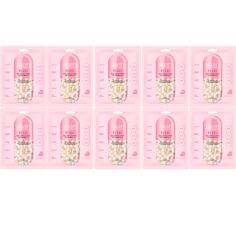 Тканевые маски для лица Jigott Real Ampoule Mask с Жемчугом 10 шт, Jigott_Real_AM_Pearl
Тканевые маски для лица Jigott Real Ampoule Mask с Жемчугом 10 шт, Jigott_Real_AM_Pearl