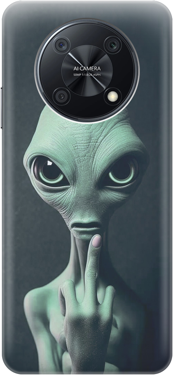 Силиконовый чехол на Huawei nova Y90 с принтом "Инопланетянин", Зеленый;синий;черный, 20000551
Силиконовый чехол на Huawei nova Y90 с принтом "Инопланетянин", Зеленый;синий;черный, 20000551