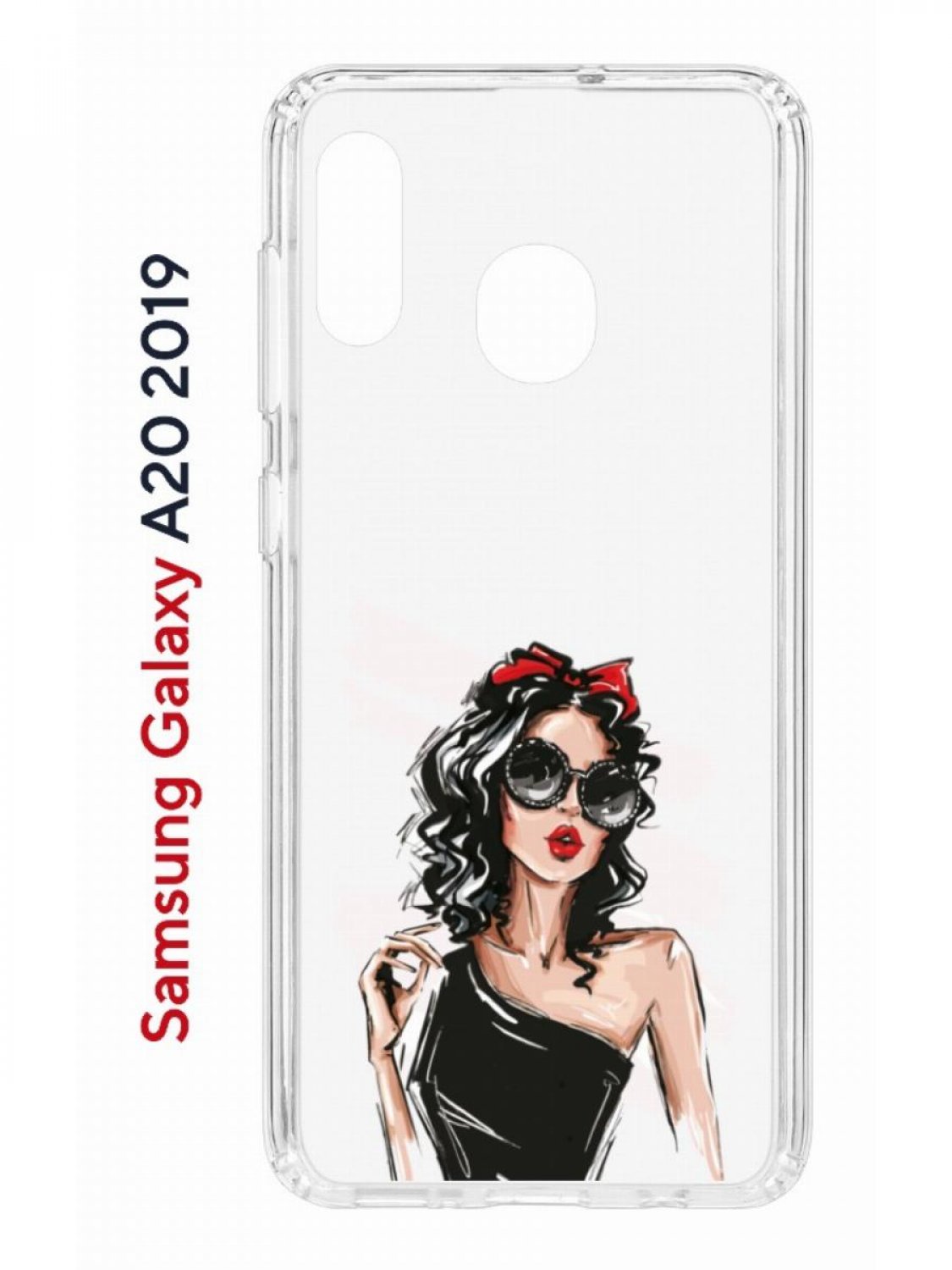 Чехол на Samsung A20/A30 2019 с принтом Kruche Print Фэшн леди, противоударный бампер, Прозрачный;черный;бежевый;красный, Самсунг Галакси А20, А30
Чехол на Samsung A20/A30 2019 с принтом Kruche Print Фэшн леди, противоударный бампер, Прозрачный;черный;бежевый;красный, Самсунг Галакси А20, А30