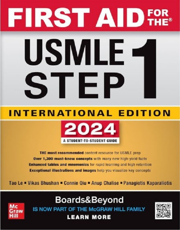 First Aid for the USMLE Step 1 2024 34th Edition ISE. Tao Le, Vikas Bhushan, Connie Qiu, A
First Aid for the USMLE Step 1 2024 34th Edition ISE. Tao Le, Vikas Bhushan, Connie Qiu, A