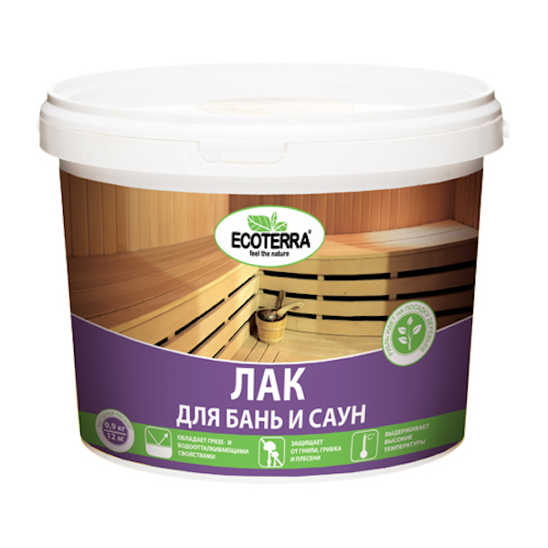 Лак для бань и саун водный ECOTERRA 2,5 кг /6, Прозрачный, Лак для бань и саун водный ECOTERRA 2,5 кг /6 
Лак для бань и саун водный ECOTERRA 2,5 кг /6, Прозрачный, Лак для бань и саун водный ECOTERRA 2,5 кг /6