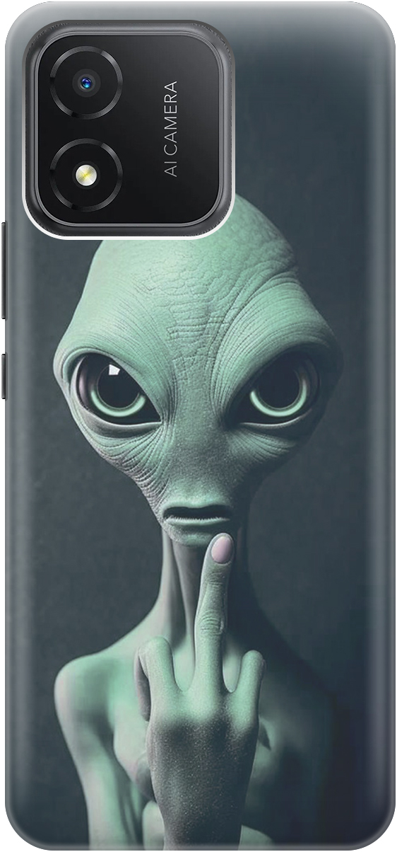 Силиконовый чехол на Honor X5 с принтом "Инопланетянин", Зеленый;синий;черный, 20000029
Силиконовый чехол на Honor X5 с принтом "Инопланетянин", Зеленый;синий;черный, 20000029