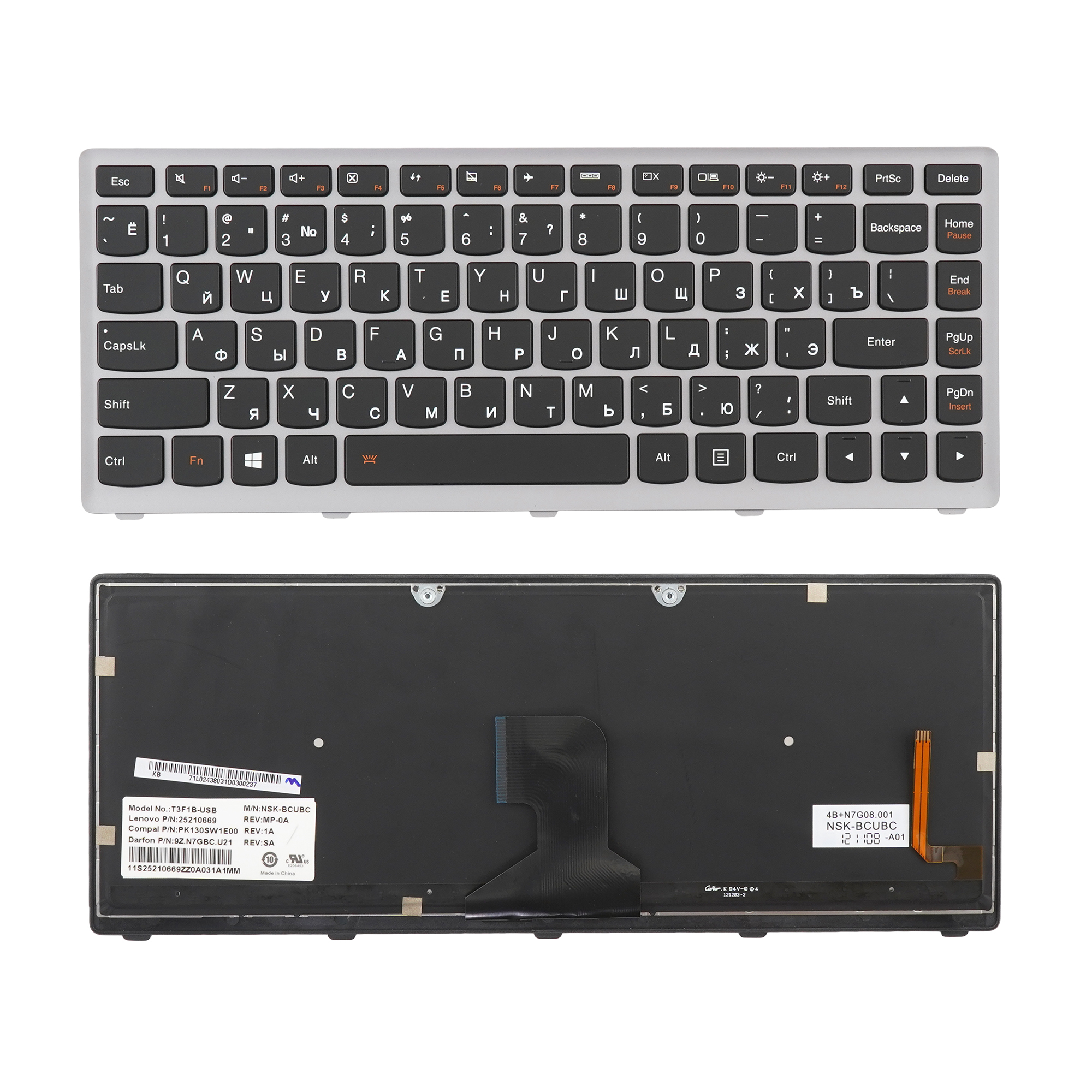 Клавиатура Azerty для ноутбука Lenovo Lenovo IdeaPad Z400, Z400A, Z400T, 25-206100
Клавиатура Azerty для ноутбука Lenovo Lenovo IdeaPad Z400, Z400A, Z400T, 25-206100