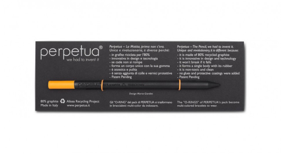 Карандаш графитовый Perpetua с ластиком, цвет Черный/Оранжевый (KPEGM0010AR), KPEGM000
Карандаш графитовый Perpetua с ластиком, цвет Черный/Оранжевый (KPEGM0010AR), KPEGM000