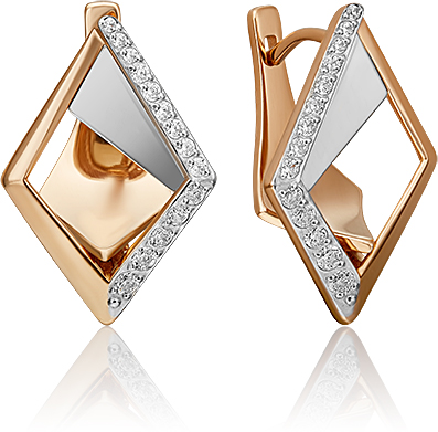 Серьги из комбинированного золота с фианитом PLATINA jewelry 02-4605-00-401-1111-23, 02-4605-00-401-1111-23
Серьги из комбинированного золота с фианитом PLATINA jewelry 02-4605-00-401-1111-23, 02-4605-00-401-1111-23