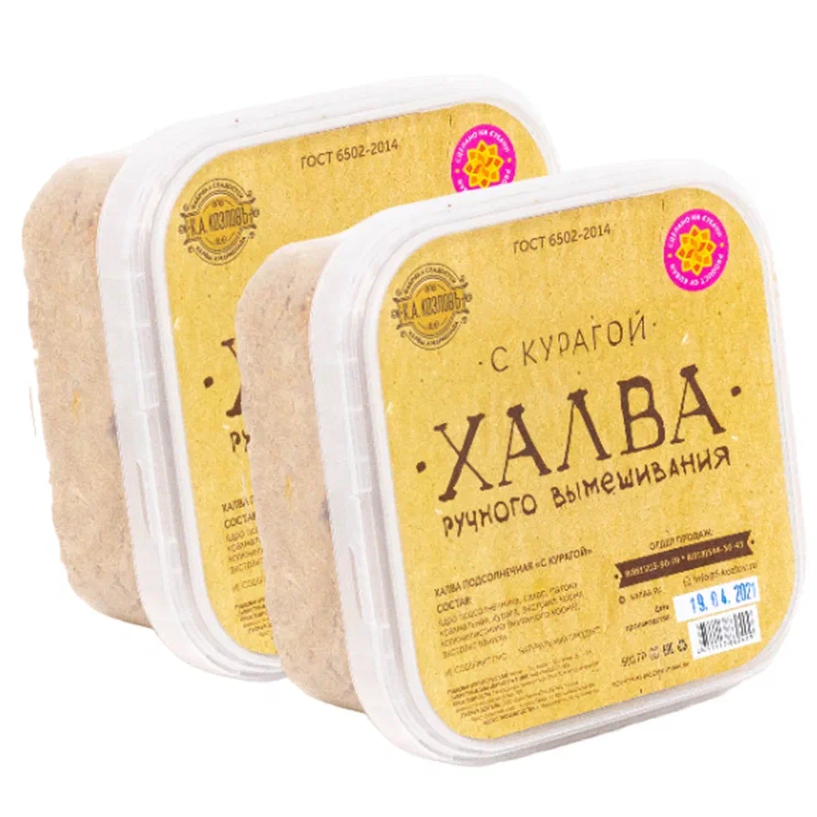 Халва Фабрика сладостей Кирилла Козлова Подсолнечная с курагой, 0,5 кг х 2 шт, Халва Подсолнечная с курагой 0,5 кг коррекс набор
Халва Фабрика сладостей Кирилла Козлова Подсолнечная с курагой, 0,5 кг х 2 шт, Халва Подсолнечная с курагой 0,5 кг коррекс набор
