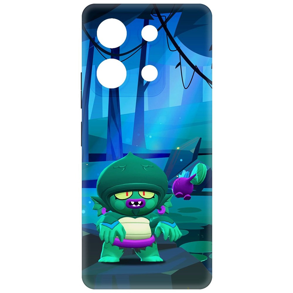 Чехол-накладка Krutoff Soft Case Brawl Stars - Болотный Джин для INFINIX Note 30 черный
Чехол-накладка Krutoff Soft Case Brawl Stars - Болотный Джин для INFINIX Note 30 черный