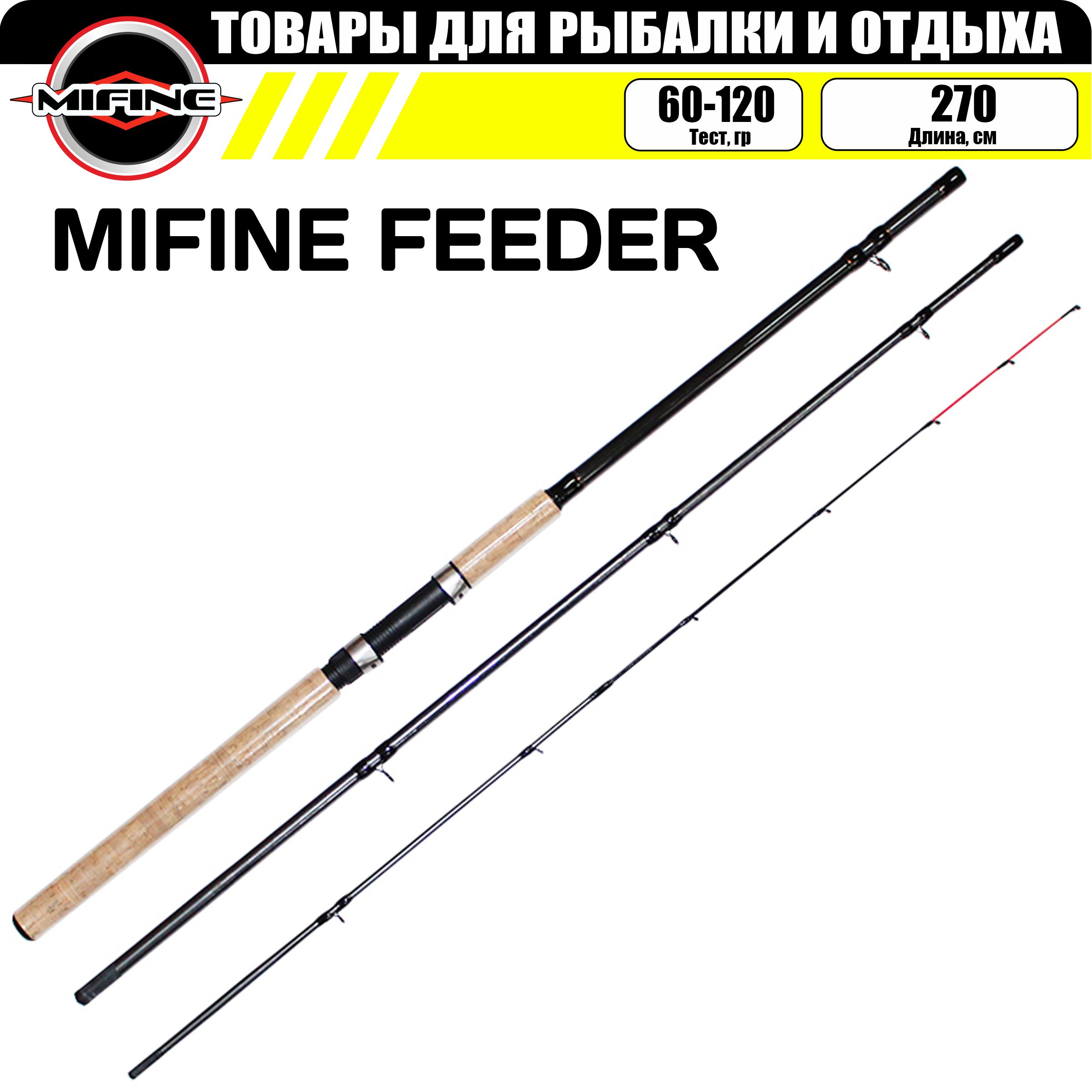 Удилище фидерное MIFINE FEEDER 2.7м (60-120гр), для рыбалки, рыболовное, фидер, FEEDER 3,0м (60-120гр)
Удилище фидерное MIFINE FEEDER 2.7м (60-120гр), для рыбалки, рыболовное, фидер, FEEDER 3,0м (60-120гр)