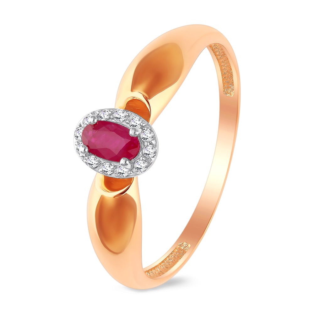 Кольцо женское из красного золота с рубином, бриллиантом 585Gold 101012509, р, 101012509
Кольцо женское из красного золота с рубином, бриллиантом 585Gold 101012509, р, 101012509