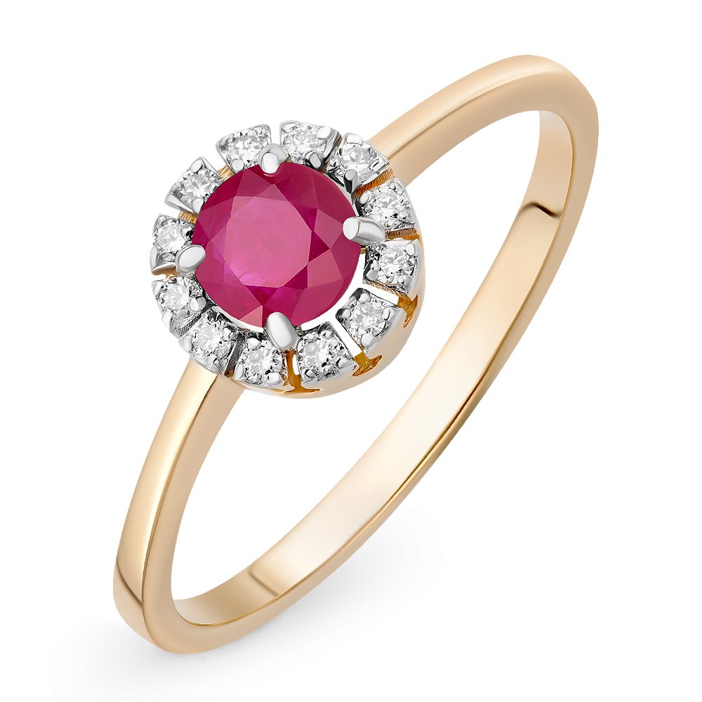 Кольцо женское из красного золота с рубином, бриллиантом 585Gold 101010785, р, 101010785
Кольцо женское из красного золота с рубином, бриллиантом 585Gold 101010785, р, 101010785