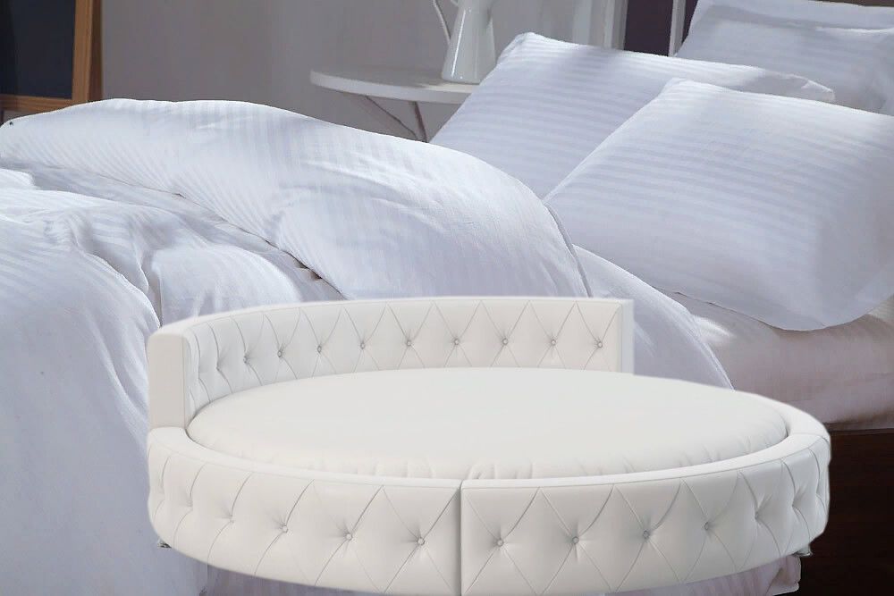 Простыня Maktex круглая из страйп-сатина на резинке 210x210x20 Белый 1х1, Простыни круглая из страйп-сатина на резинке 135
Простыня Maktex круглая из страйп-сатина на резинке 210x210x20 Белый 1х1, Простыни круглая из страйп-сатина на резинке 135