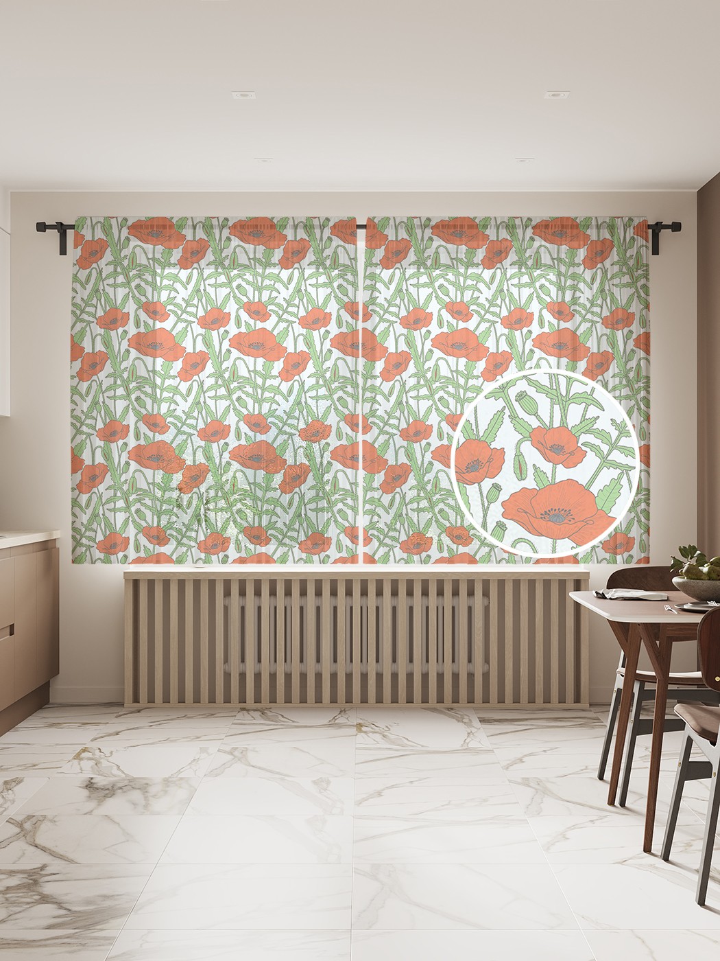 Фототюль JoyArty "Натуральность маков" 145x180см, 2 полотна, лента, 50 крючков, Натуральность маков
Фототюль JoyArty "Натуральность маков" 145x180см, 2 полотна, лента, 50 крючков, Натуральность маков