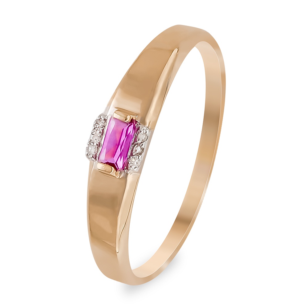 Кольцо женское из красного золота с рубином, бриллиантом 585Gold 101014194, р, 101014194
Кольцо женское из красного золота с рубином, бриллиантом 585Gold 101014194, р, 101014194