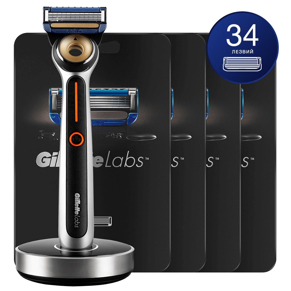 Бритвенный станок Gillette Labs Heated Razor + 34 сменные кассеты, Gillette Labs Heated Razor
Бритвенный станок Gillette Labs Heated Razor + 34 сменные кассеты, Gillette Labs Heated Razor