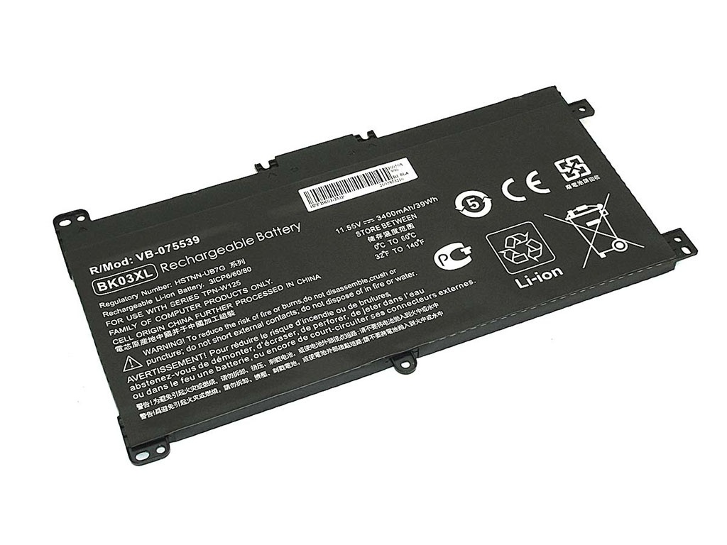Аккумулятор Vbparts (схожий с BK03-3S1P) для HP Pavilion X360 11.55V 3400mAh OEM 075539
Аккумулятор Vbparts (схожий с BK03-3S1P) для HP Pavilion X360 11.55V 3400mAh OEM 075539