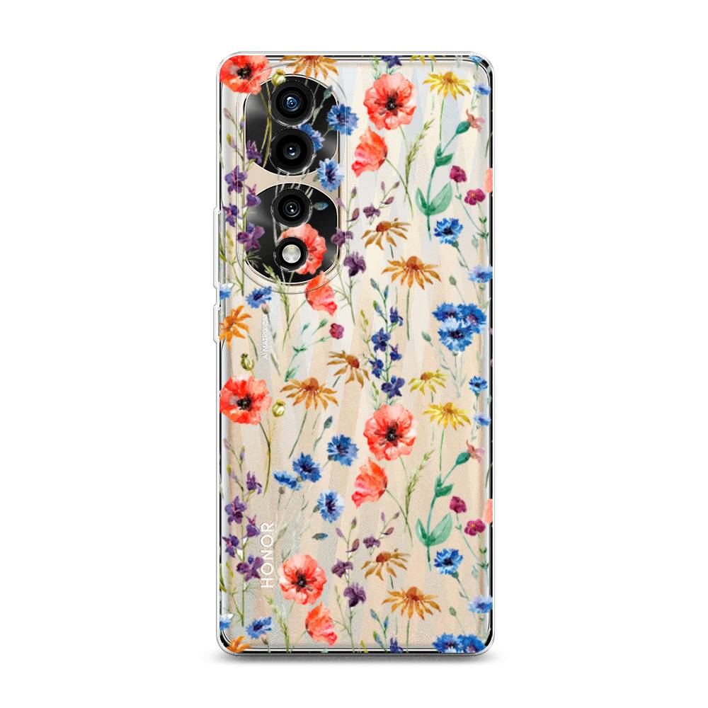 Силиконовый чехол "Маки и васильки фон" на Honor 70 Pro, 6108350-8 
Силиконовый чехол "Маки и васильки фон" на Honor 70 Pro, 6108350-8