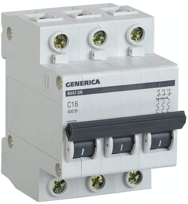 IEK GENERICA автоматический выкл. ВА47-29 3P 40А 4,5кА х-ка С MVA25-3-040-C (арт. 635057)
IEK GENERICA автоматический выкл. ВА47-29 3P 40А 4,5кА х-ка С MVA25-3-040-C (арт. 635057)