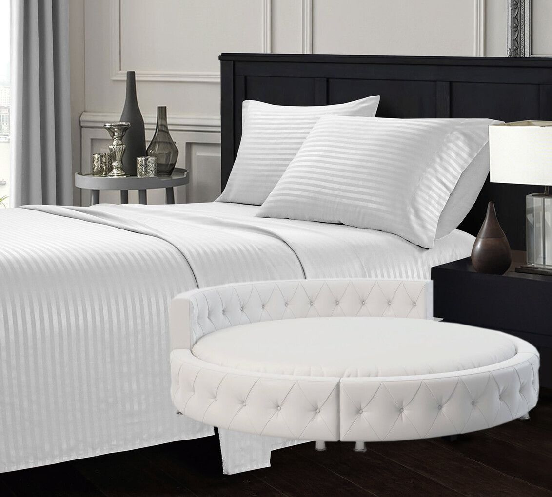 Простыня Maktex круглая из страйп-сатина на резинке 230x230x40 Белый 1х1, круглая из страйп сатина на резинке 140 - Асфальт 1х1
Простыня Maktex круглая из страйп-сатина на резинке 230x230x40 Белый 1х1, круглая из страйп сатина на резинке 140 - Асфальт 1х1
