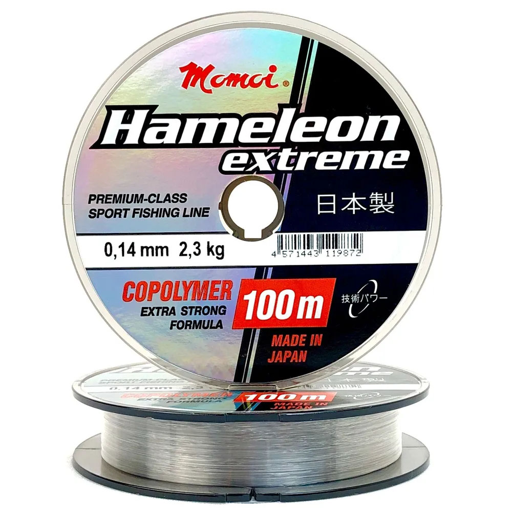Монофильная леска для рыбалки Momoi Hameleon Extreme (1 штука), Серебристый, Hameleon Extreme
Монофильная леска для рыбалки Momoi Hameleon Extreme (1 штука), Серебристый, Hameleon Extreme