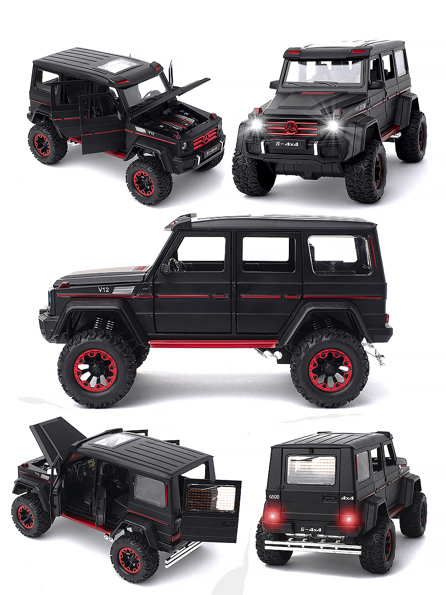 Машинка Mercedes G500 big wheel 4x4 CheZhi 1:24 CZ117Bblk, Черный, Машинка Mercedes G500 big wheel 4x4 CheZhi 1:24 CZ117Bblk
Машинка Mercedes G500 big wheel 4x4 CheZhi 1:24 CZ117Bblk, Черный, Машинка Mercedes G500 big wheel 4x4 CheZhi 1:24 CZ117Bblk