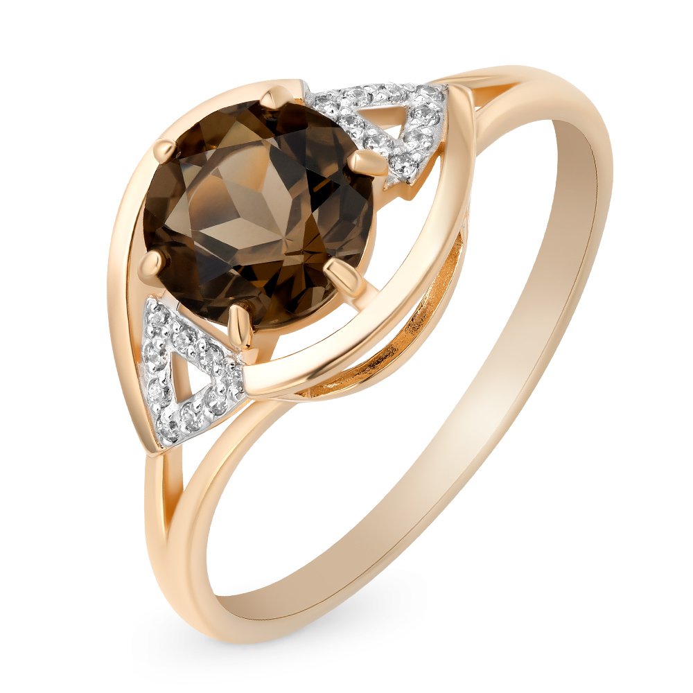 Кольцо женское из красного золота с раухтопазом, фианитом 585Gold 201012075, р, 201012075
Кольцо женское из красного золота с раухтопазом, фианитом 585Gold 201012075, р, 201012075