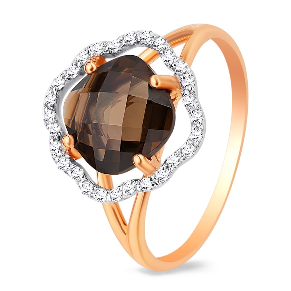 Кольцо женское из красного золота с раухтопазом, фианитом 585Gold 201011500, р, 201011500
Кольцо женское из красного золота с раухтопазом, фианитом 585Gold 201011500, р, 201011500
