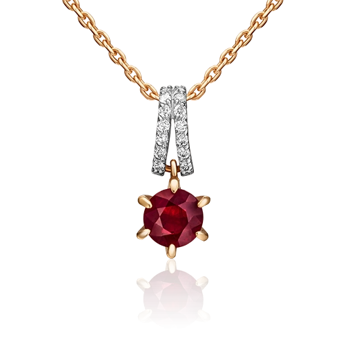 Кулон из красного золота PLATINA jewelry 03-0430-00-107-1110-30, бриллиант/рубин, 03-0430-00-107-1110-30
Кулон из красного золота PLATINA jewelry 03-0430-00-107-1110-30, бриллиант/рубин, 03-0430-00-107-1110-30