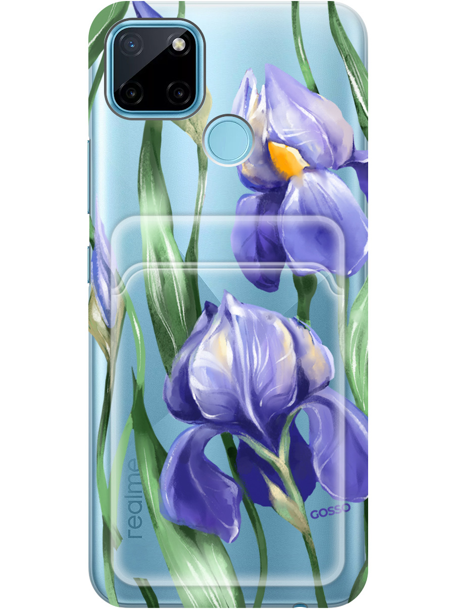 Силиконовый чехол на Realme C21Y с рисунком "Amazing Irises" прозрачный, 20012038
Силиконовый чехол на Realme C21Y с рисунком "Amazing Irises" прозрачный, 20012038