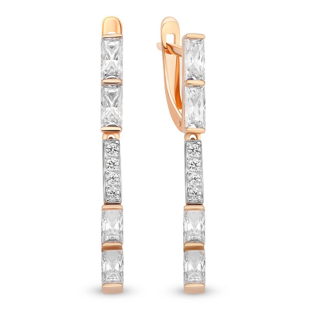 Серьги из красного золота с кристаллами cваровски 585Gold 302005894, 302005894
Серьги из красного золота с кристаллами cваровски 585Gold 302005894, 302005894