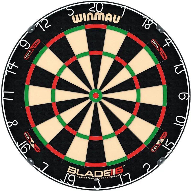 Мишень для игры в дартс Winmau Blade 6 Dual Core (Профессиональный уровень), Blade 6 Dual Core
Мишень для игры в дартс Winmau Blade 6 Dual Core (Профессиональный уровень), Blade 6 Dual Core