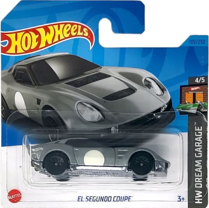 Машинка базовой коллекции Hot Wheels EL SEGUNDO COUPE серая 5785/HKG39, Серебристый, 5785/HKG39
Машинка базовой коллекции Hot Wheels EL SEGUNDO COUPE серая 5785/HKG39, Серебристый, 5785/HKG39