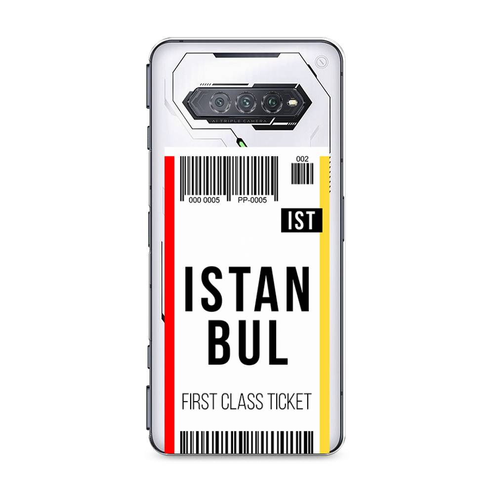 Чехол на Xiaomi Black Shark 4 "Билет в Стамбул", Белый;черный;красный, 311650-6 
Чехол на Xiaomi Black Shark 4 "Билет в Стамбул", Белый;черный;красный, 311650-6