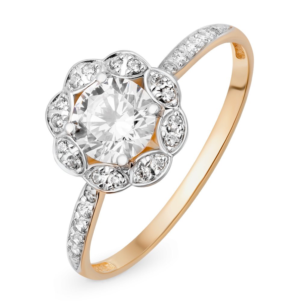 Кольцо женское из красного золота с кристаллами cваровски 585Gold 301009807, р, 301009807
Кольцо женское из красного золота с кристаллами cваровски 585Gold 301009807, р, 301009807