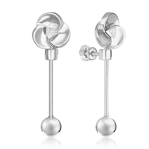 Серьги из белого золота с бриллиантом PLATINA jewelry 02-5012-00-101-1120, 02-5012-00-101-1120
Серьги из белого золота с бриллиантом PLATINA jewelry 02-5012-00-101-1120, 02-5012-00-101-1120