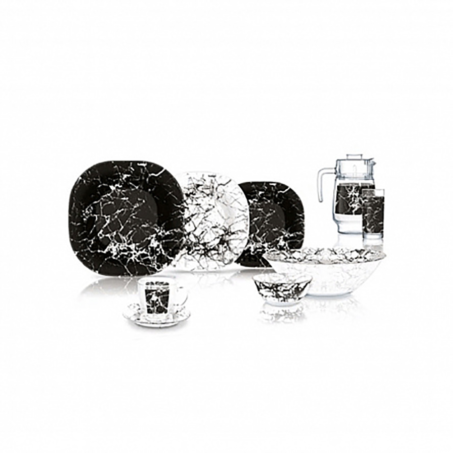 Набор столовый Luminarc Marble Black 44 предметов, Черный;белый, Стокмарт-Сервизы столовые1-91
Набор столовый Luminarc Marble Black 44 предметов, Черный;белый, Стокмарт-Сервизы столовые1-91