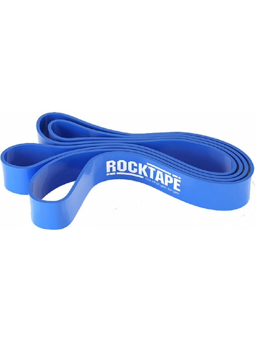 фото Резиновая петля rocktape, синяя (104см x 4,5см x 6,4см) rock tape