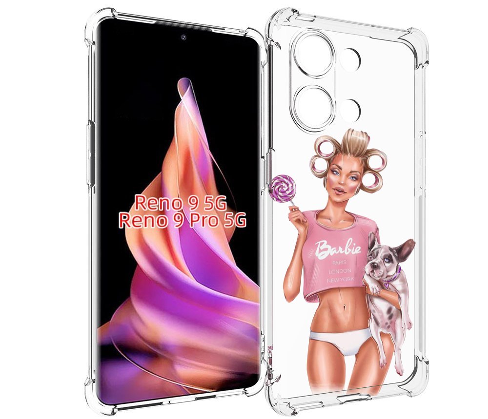 Чехол MyPads Барби-с-собачкой женский для Oppo Reno 9/Reno 9 Pro, Прозрачный, Tocco
Чехол MyPads Барби-с-собачкой женский для Oppo Reno 9/Reno 9 Pro, Прозрачный, Tocco