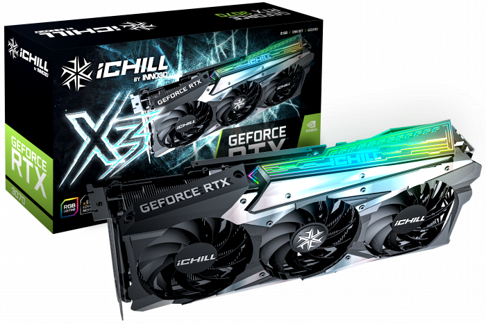 Видеокарта Inno3D NVIDIA GeForce RTX 3070 ICHILL X3 (LHR) (C30703-08D6X-1710VA38H), GeForce RTX 3070 ICHILL X3 (LHR)
Видеокарта Inno3D NVIDIA GeForce RTX 3070 ICHILL X3 (LHR) (C30703-08D6X-1710VA38H), GeForce RTX 3070 ICHILL X3 (LHR)
