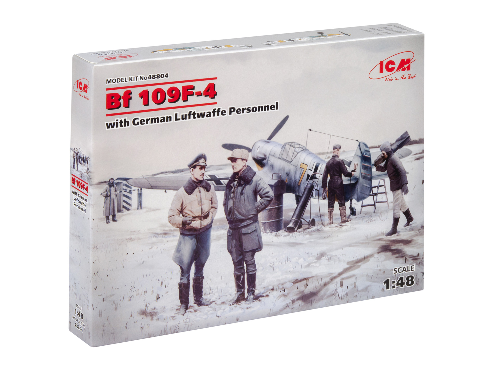 Сборная модель ICM 1/48 Самолет Bf 109F-4 с персоналом ВВС Германии with German Luftwaffe
Сборная модель ICM 1/48 Самолет Bf 109F-4 с персоналом ВВС Германии with German Luftwaffe