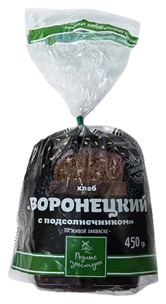 Хлеб серый Родные просторы Воронецкий пшенично-ржаной 450 г, Воронецкий пшенично-ржаной
Хлеб серый Родные просторы Воронецкий пшенично-ржаной 450 г, Воронецкий пшенично-ржаной