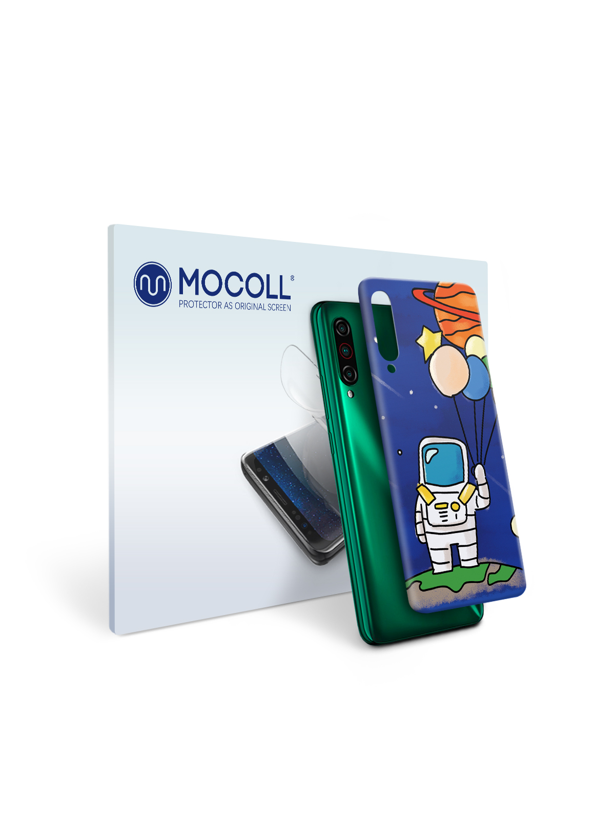 Пленка защитная MOCOLL для задней панели Meizu X8 Рисунок космонавт 
Пленка защитная MOCOLL для задней панели Meizu X8 Рисунок космонавт