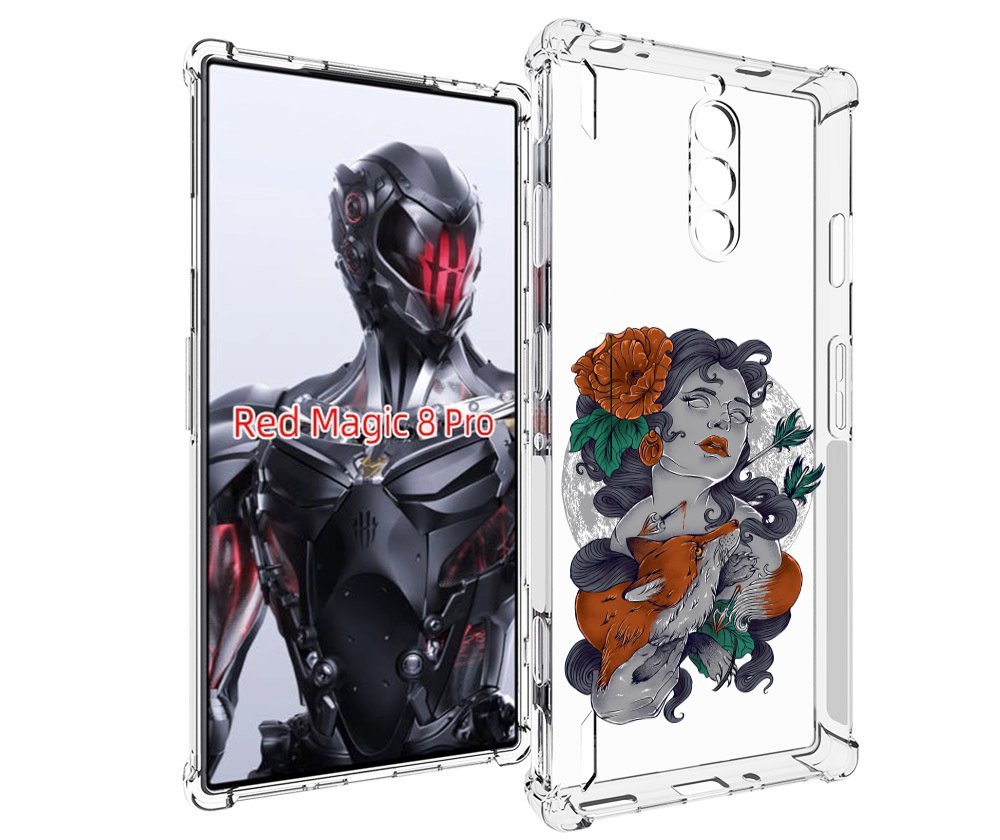 Чехол MyPads темная девушка с лисой для ZTE Nubia Red Magic 8 Pro / Red Magic 8 Pro Plus, Tocco
Чехол MyPads темная девушка с лисой для ZTE Nubia Red Magic 8 Pro / Red Magic 8 Pro Plus, Tocco