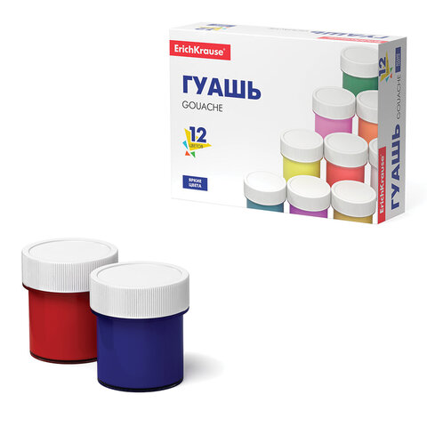 Гуашь ErichKrause Basic, 12 цветов по 17 мл, картонная упаковка, 50544, 3 шт, Разноцветный
Гуашь ErichKrause Basic, 12 цветов по 17 мл, картонная упаковка, 50544, 3 шт, Разноцветный