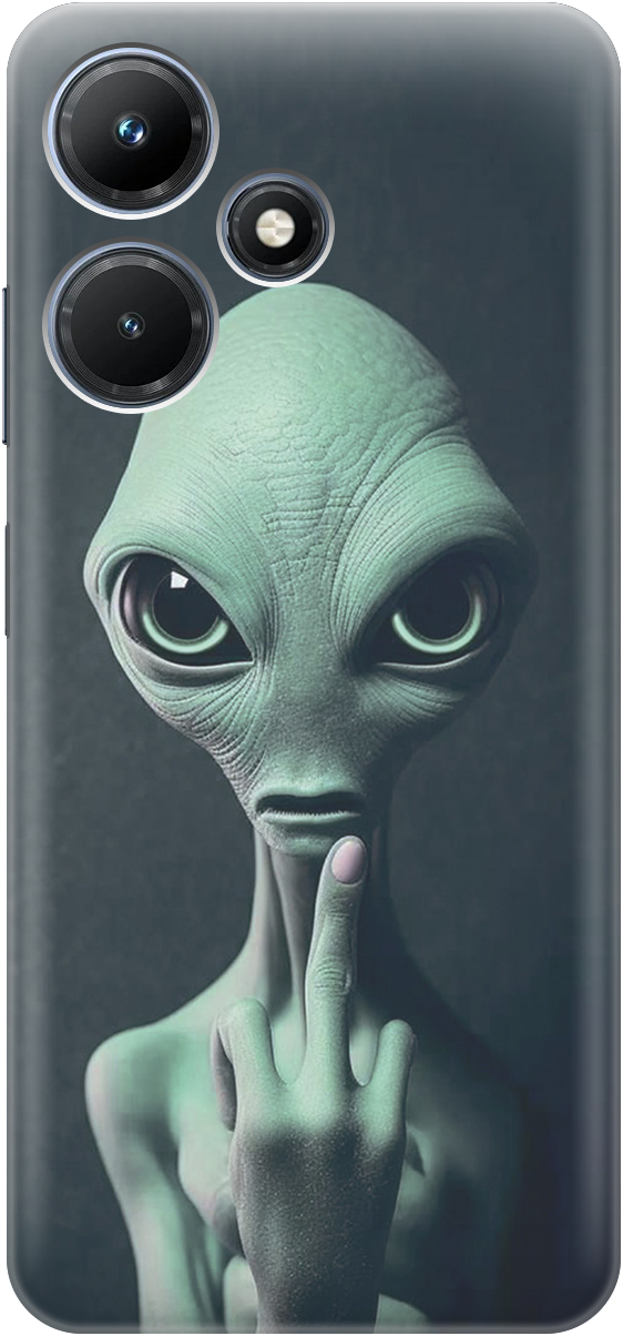 Силиконовый чехол на Infinix Hot 30i с принтом "Инопланетянин", Зеленый;синий;черный, 20001108
Силиконовый чехол на Infinix Hot 30i с принтом "Инопланетянин", Зеленый;синий;черный, 20001108