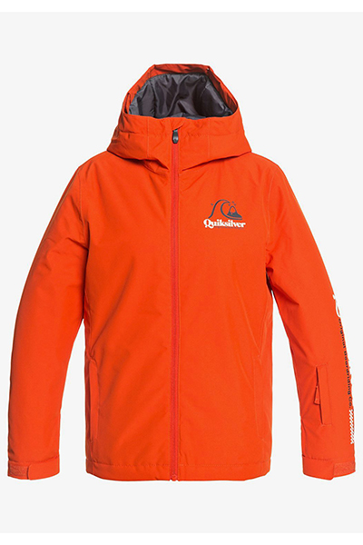 фото Детская сноубордическая куртка in the hood 8-16 оранжевый 10 years quiksilver eqbtj03121