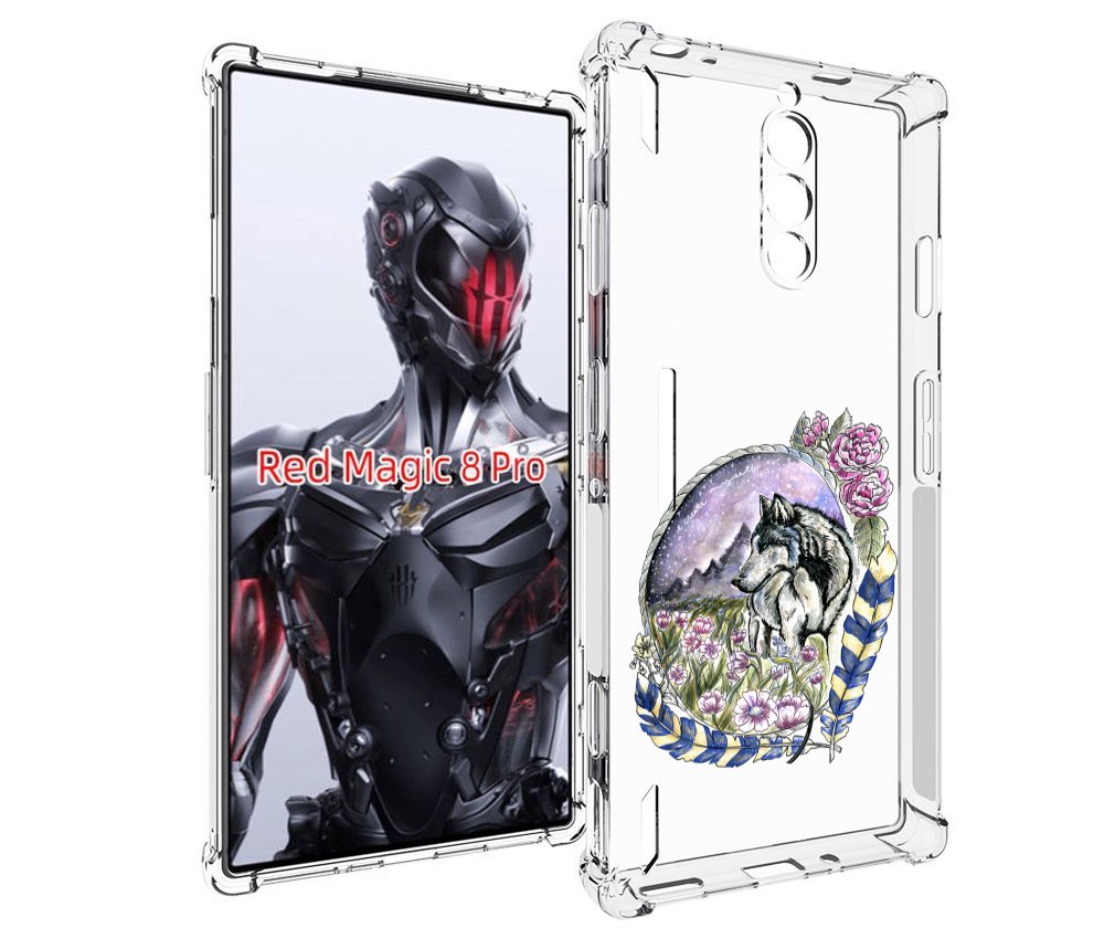 Чехол MyPads нарисованный волк в цветах с перьями для ZTE Nubia Red Magic 8 Pro / Red M..., Tocco
Чехол MyPads нарисованный волк в цветах с перьями для ZTE Nubia Red Magic 8 Pro / Red M..., Tocco