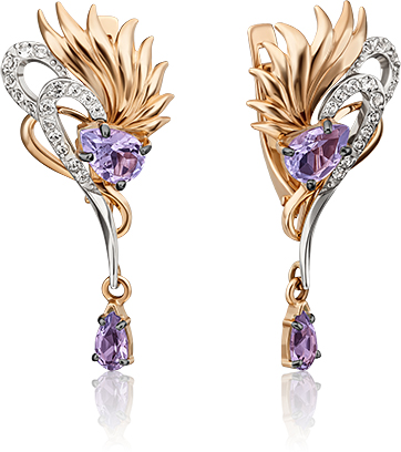 Серьги подвески из золота с аметистом PLATINA jewelry 02-4585-00-225-1111-57, 02-4585-00-225-1111-57
Серьги подвески из золота с аметистом PLATINA jewelry 02-4585-00-225-1111-57, 02-4585-00-225-1111-57
