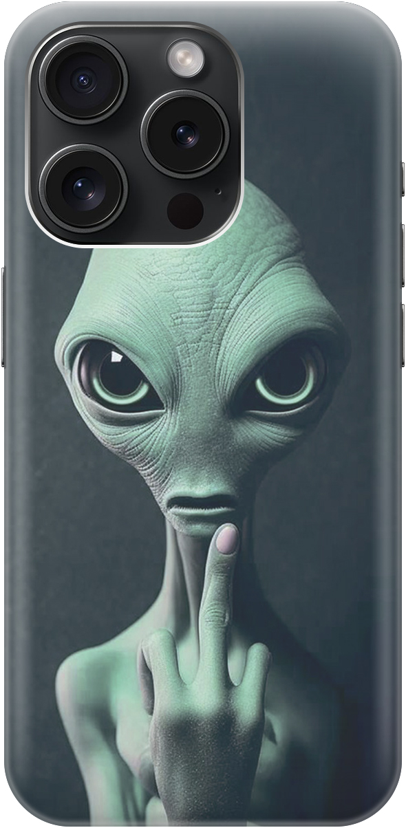 Силиконовый чехол на Apple iPhone 15 Pro с принтом "Инопланетянин", Зеленый;синий;черный, 20000009
Силиконовый чехол на Apple iPhone 15 Pro с принтом "Инопланетянин", Зеленый;синий;черный, 20000009
